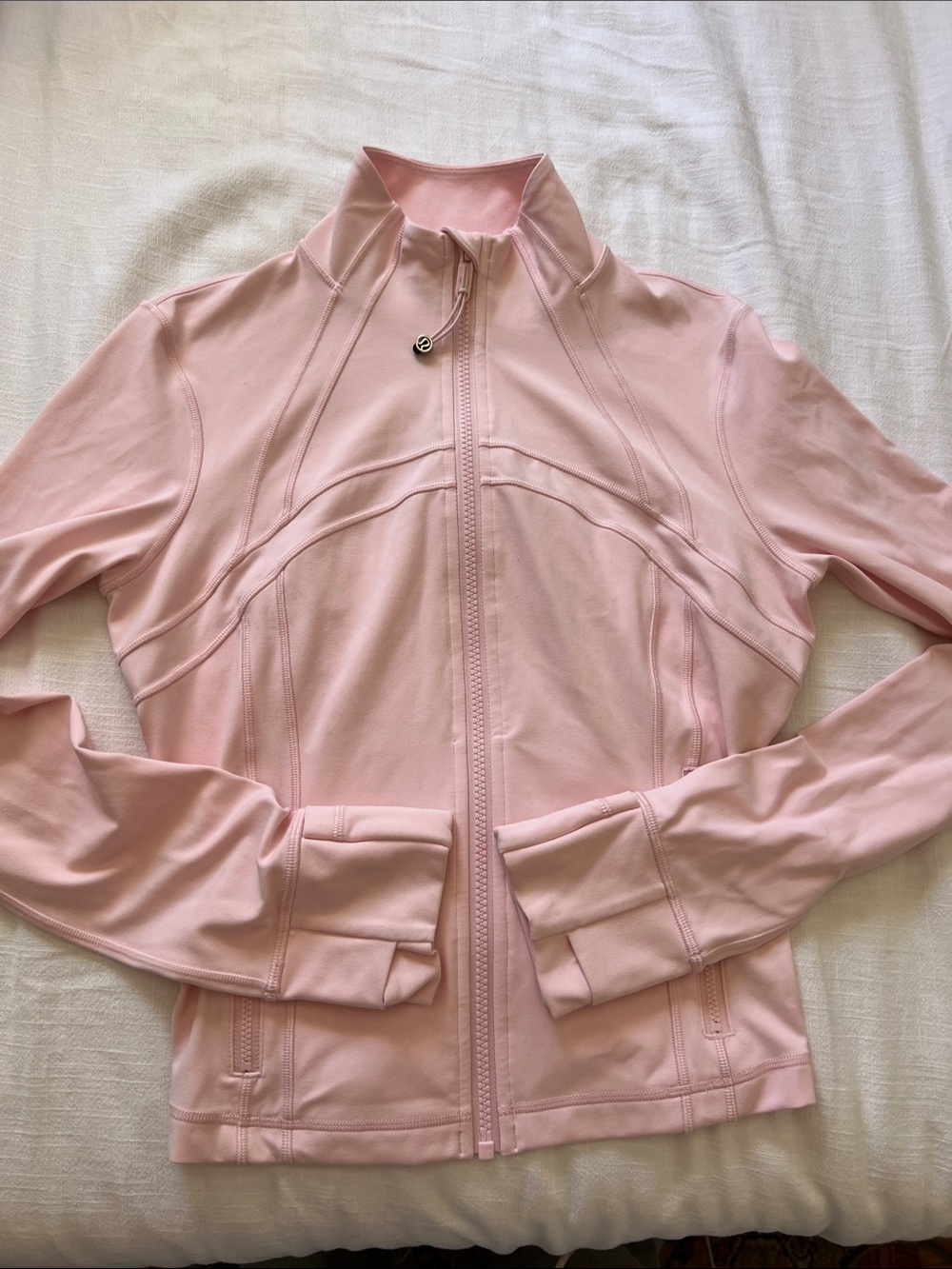 NWOT lululemon pink define zip up